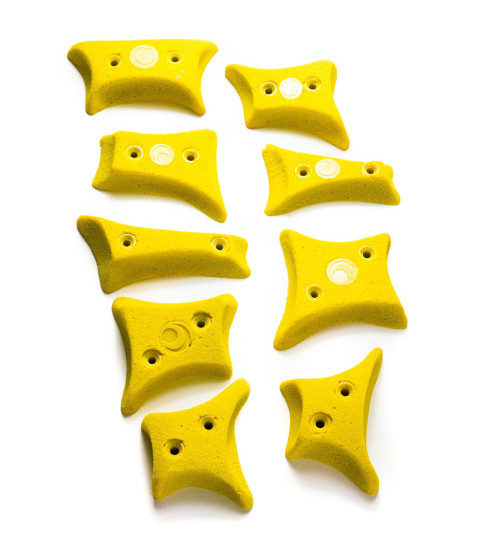 9 prese d’arrampicata Squares taglia S